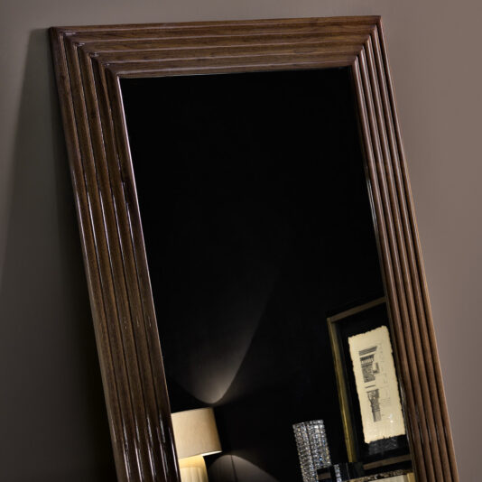 Italian Designer Wooden Large Floor Standing Mirror Italian Designer Wooden Large Floor Standing Mirror