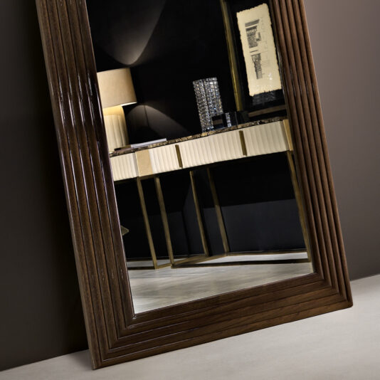 Italian Designer Wooden Large Floor Standing Mirror Italian Designer Wooden Large Floor Standing Mirror