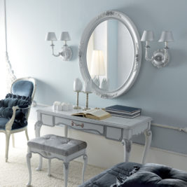 Italian Designer Oval Classic Mirror
