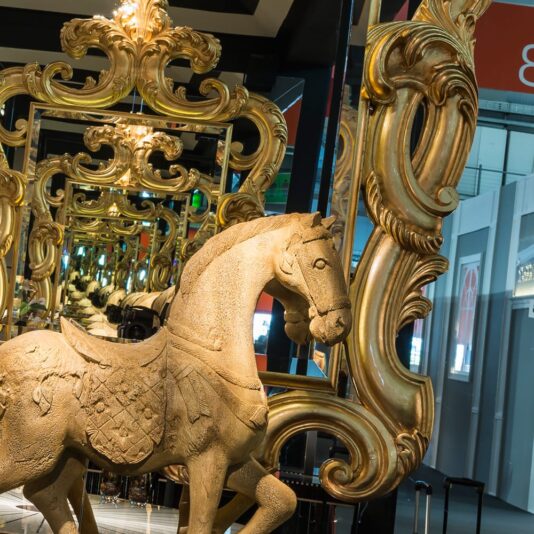 Large Baroque Gold Mirror