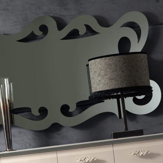 Large Italian Designer Smoked Mirror Large Italian Designer Smoked Mirror