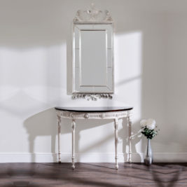 Large Silver Neo Classical Mirror