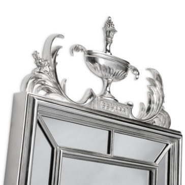 Large Silver Neo Classical Mirror