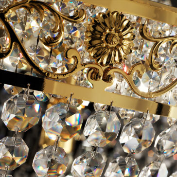 Large Swarovski Crystal Empire Chandelier