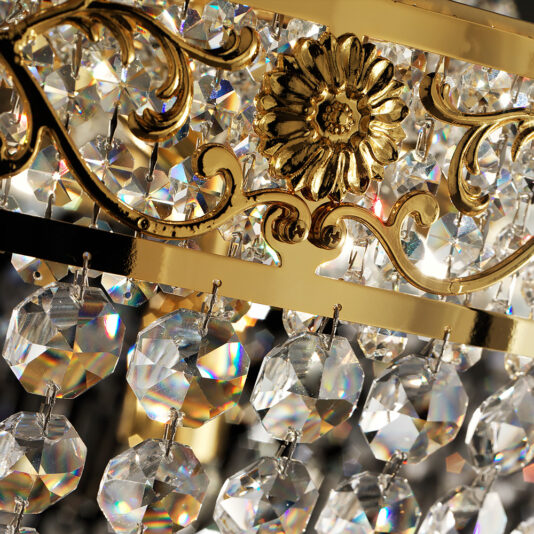 Large Swarovski Crystal Empire Chandelier