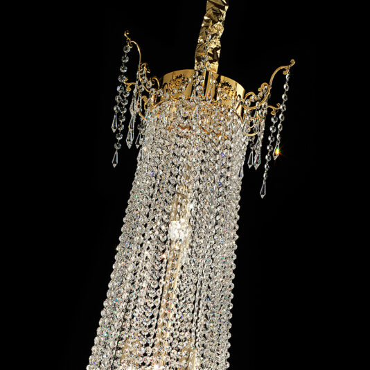 Large Swarovski Crystal Empire Chandelier