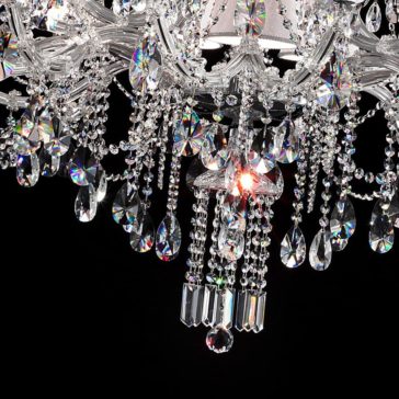 Large Crystal Silver Chandelier Large Swarovski Crystal Silver Chandelier