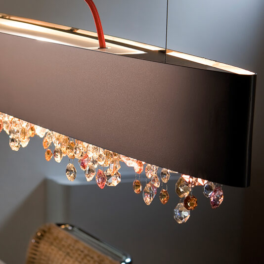 Long Oval Matt Bronze Contemporary Chandelier Long Matt Bronze Contemporary Chandelier