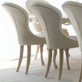 Luxurious Designer Rectangle Italian 8 seat Dining Table Set