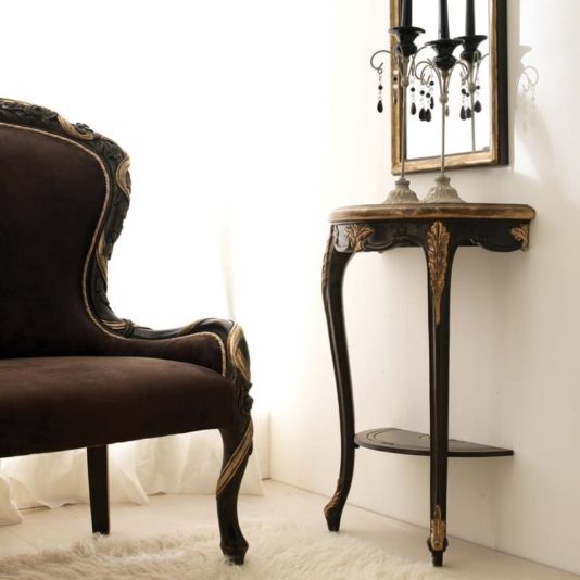 Luxurious Italian Wall Fixing Console Table