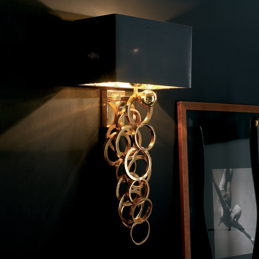 Luxury Contemporary Italian Gold Wall Lamp