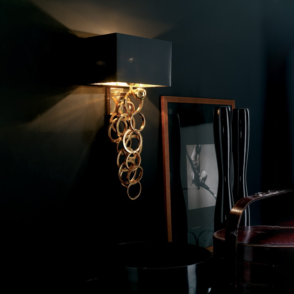 Luxury Contemporary Italian Gold Wall Lamp