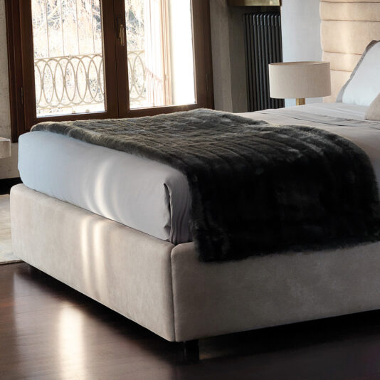 Luxury Designer Italian Bed With Wide Headboard