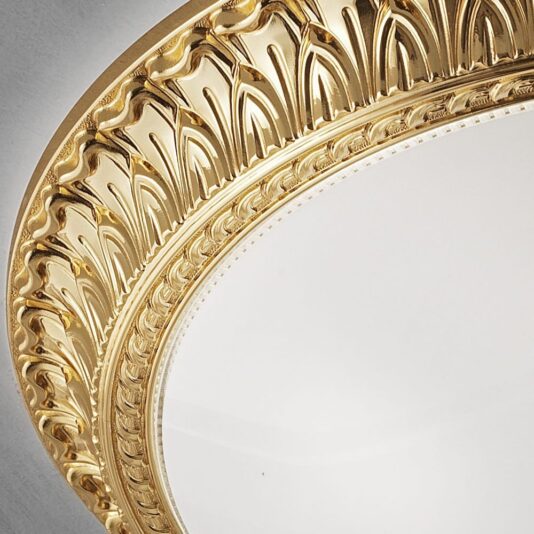 Luxury Gold Plated Flush Ceiling Light