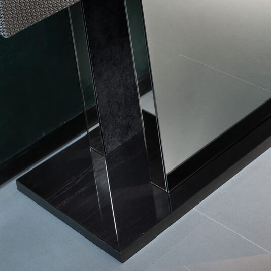 Luxury Italian Designer Mirrored Console Table With Drawer Luxury Italian Designer Mirrored Console Table With Drawer