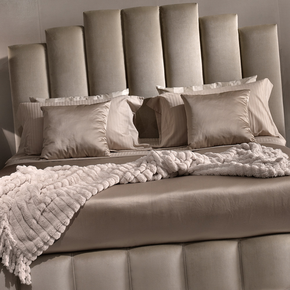 Luxury Italian Designer Velvet Upholstered Bed