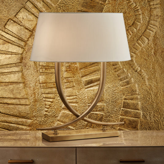 Luxury Modern Antique Brass Finish Table Lamp