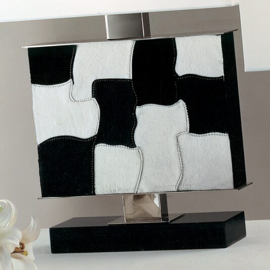 Modern Italian Black And White Hide Table Lamp Modern Italian Black And White Hide Table Lamp