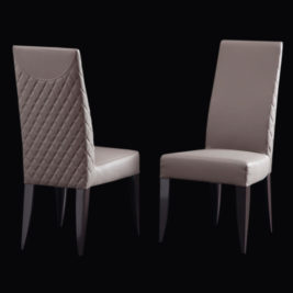 Contemporary Designer Italian Marble Rectangular Dining Table Set