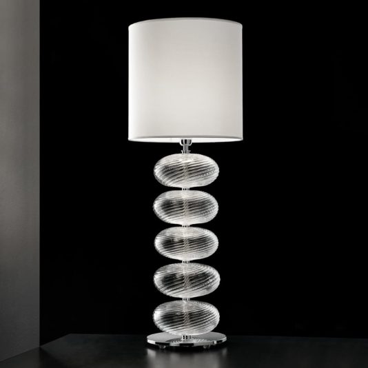 Modern Italian Handcrafted Murano Glass Table Lamp