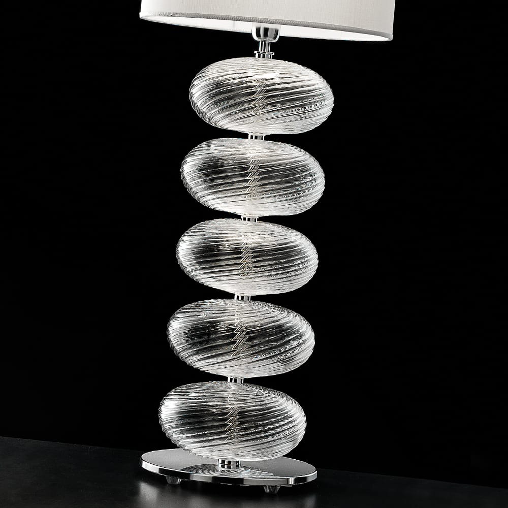 Modern Italian Handcrafted Murano Glass Table Lamp
