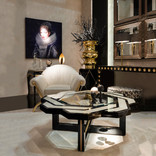 Neoclassical Guilloche Design Circular Coffee Table Neo Classical Guilloche Design Circular Coffee Table