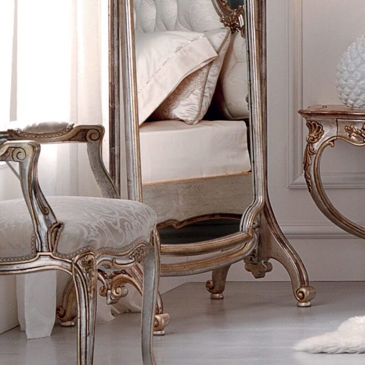 Ornate Rococo Freestanding Full Length Mirror