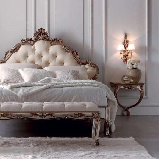 Rococo Wall Mounted Console Table with Drawer