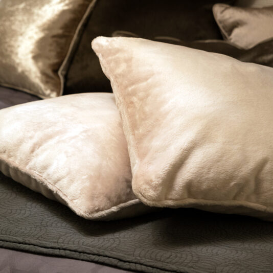 Set Of 4 Italian Soft Touch Designer Scatter Cushions