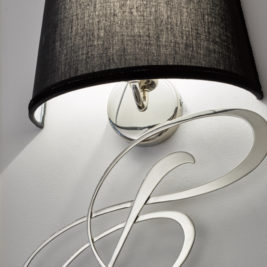 Luxury Designer Nickel Wall Light
