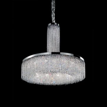Cut Crystal Round Chandelier Swarovski Drop Crystal Round Chandelier