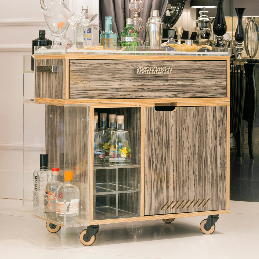 The Most Perfect Modern Gin Trolley