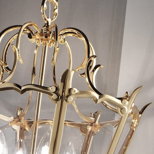 Traditional Gold Plated Lantern Style Ceiling Light Traditional Gold Plated Lantern Style Ceiling Light