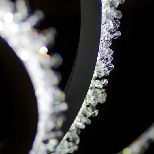 Unique Contemporary Swarovski Crystal Chandelier