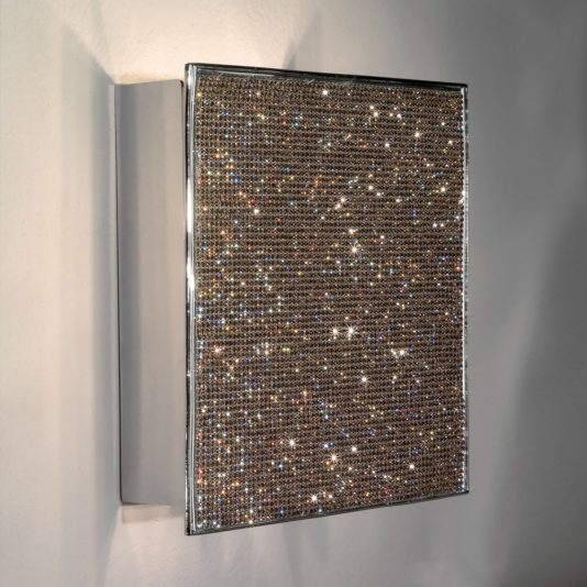 Unique Contemporary Crystal Wall Light