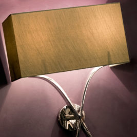 Exclusive Modern Designer Nickel Wall Lamp
