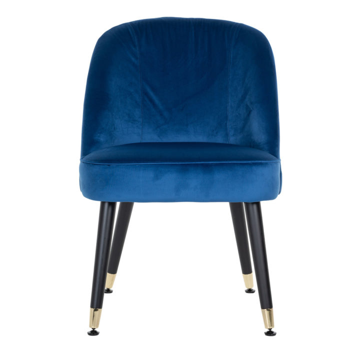Blue Velvet Dining Chair
