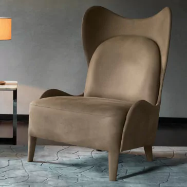 Contemporary Italian Designer Leather Porters Chair Contemporary Italian Designer Leather Porters Chair
