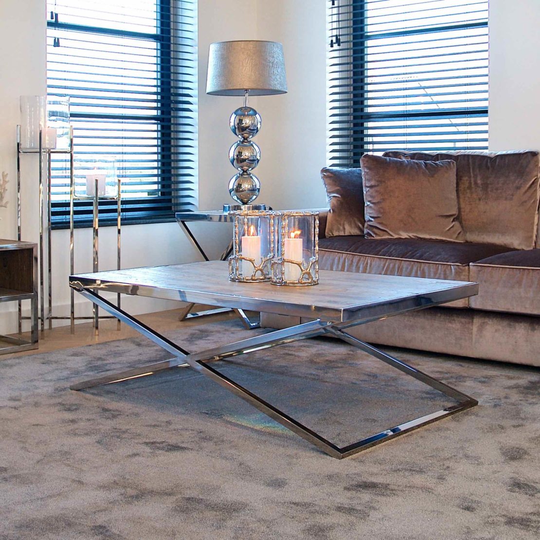 showhome furniture, Contemporary Recycled Wood Coffee Table