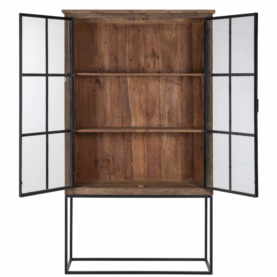 Industrial Recycled Wood Cabinet