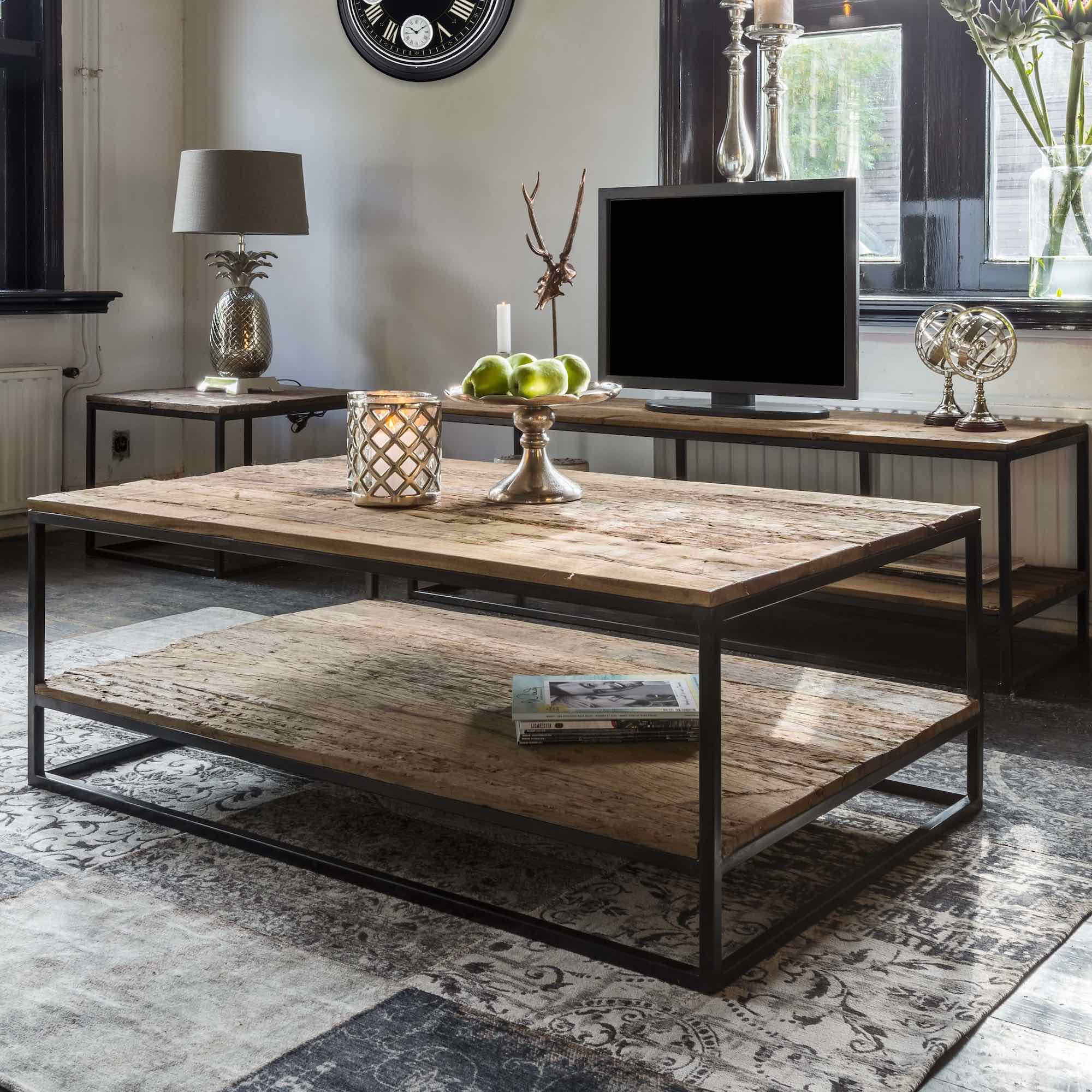 Industrial Recycled Wood Coffee Table