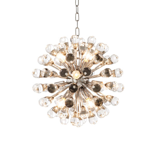 Striking Round Contemporary Chandelier