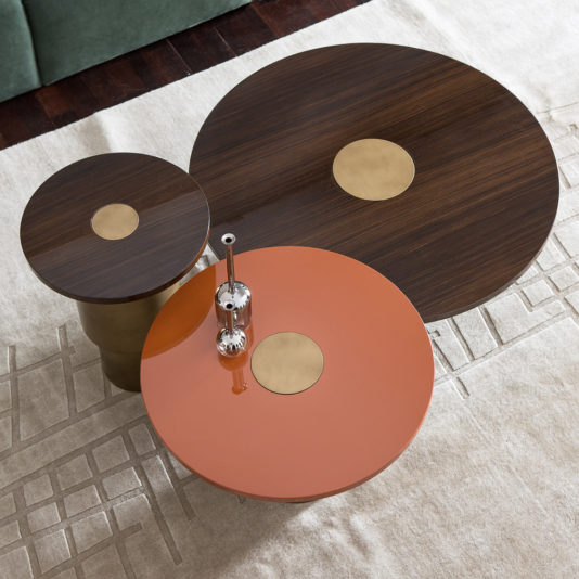 Contemporary Italian Designer Nest Of Coffee Tables