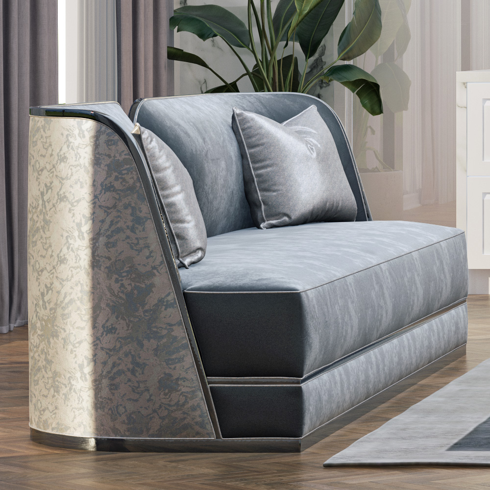 Art Deco Inspired Luxury Designer Sofa