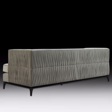 Art Deco Inspired Luxury Pleated Designer Sofa Art Deco Inspired Luxury Pleated Designer Sofa
