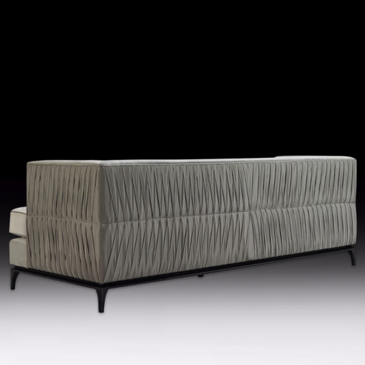Art Deco Inspired Luxury Pleated Designer Sofa Art Deco Inspired Luxury Pleated Designer Sofa
