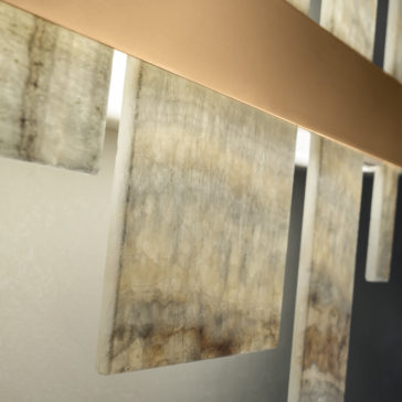 Contemporary Italian Natural Onyx Wall Light Contemporary Italian Natural Onyx Wall Light