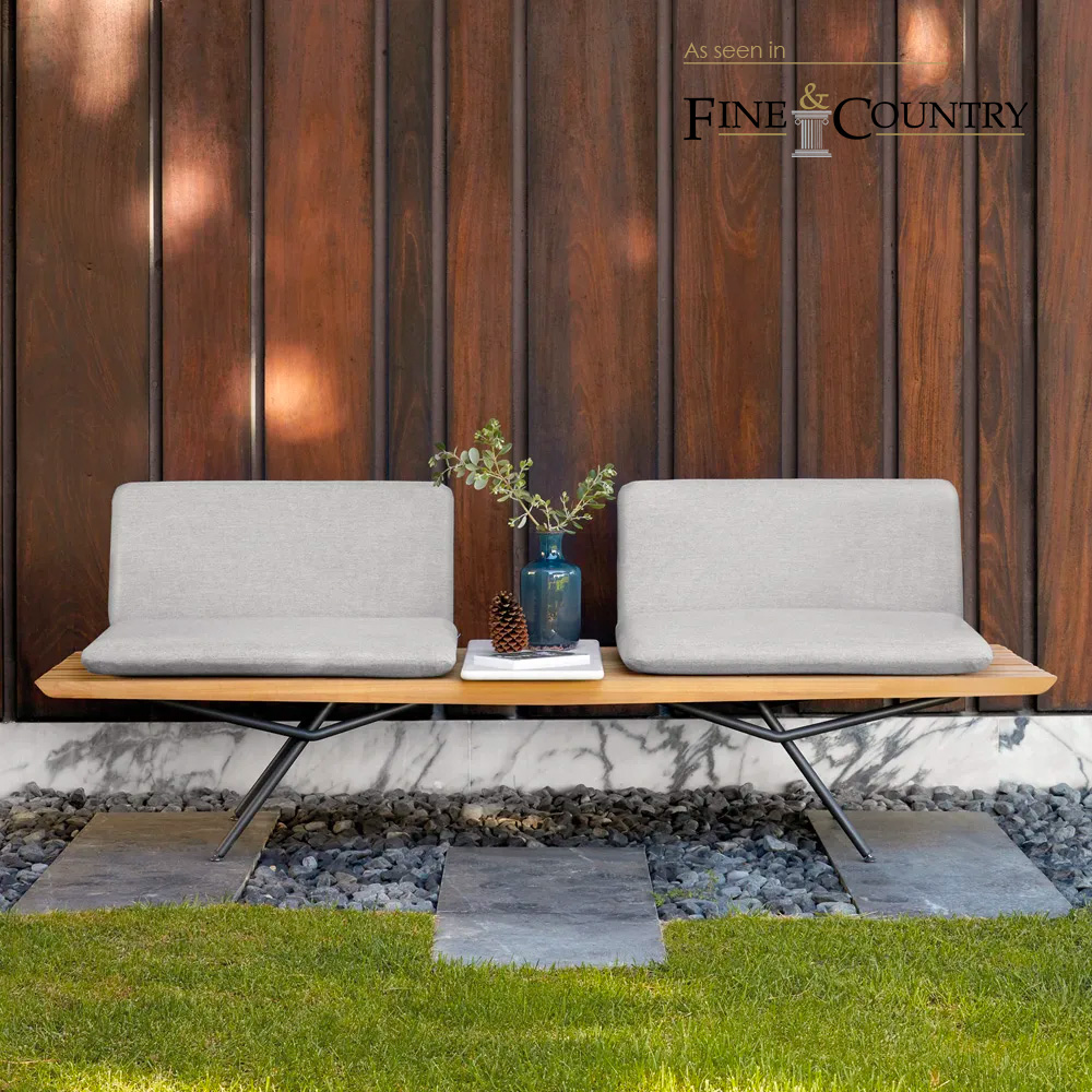 Contemporary Outdoor Designer Double Sofa