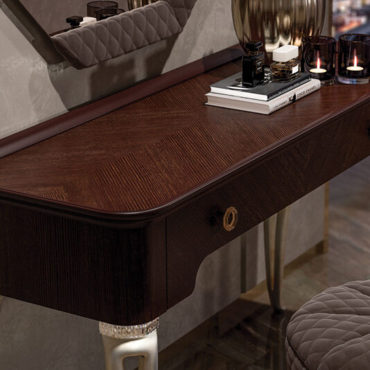 Designer Italian Dressing Table With Crystal Details Designer Italian Dressing Table With Crystal Details