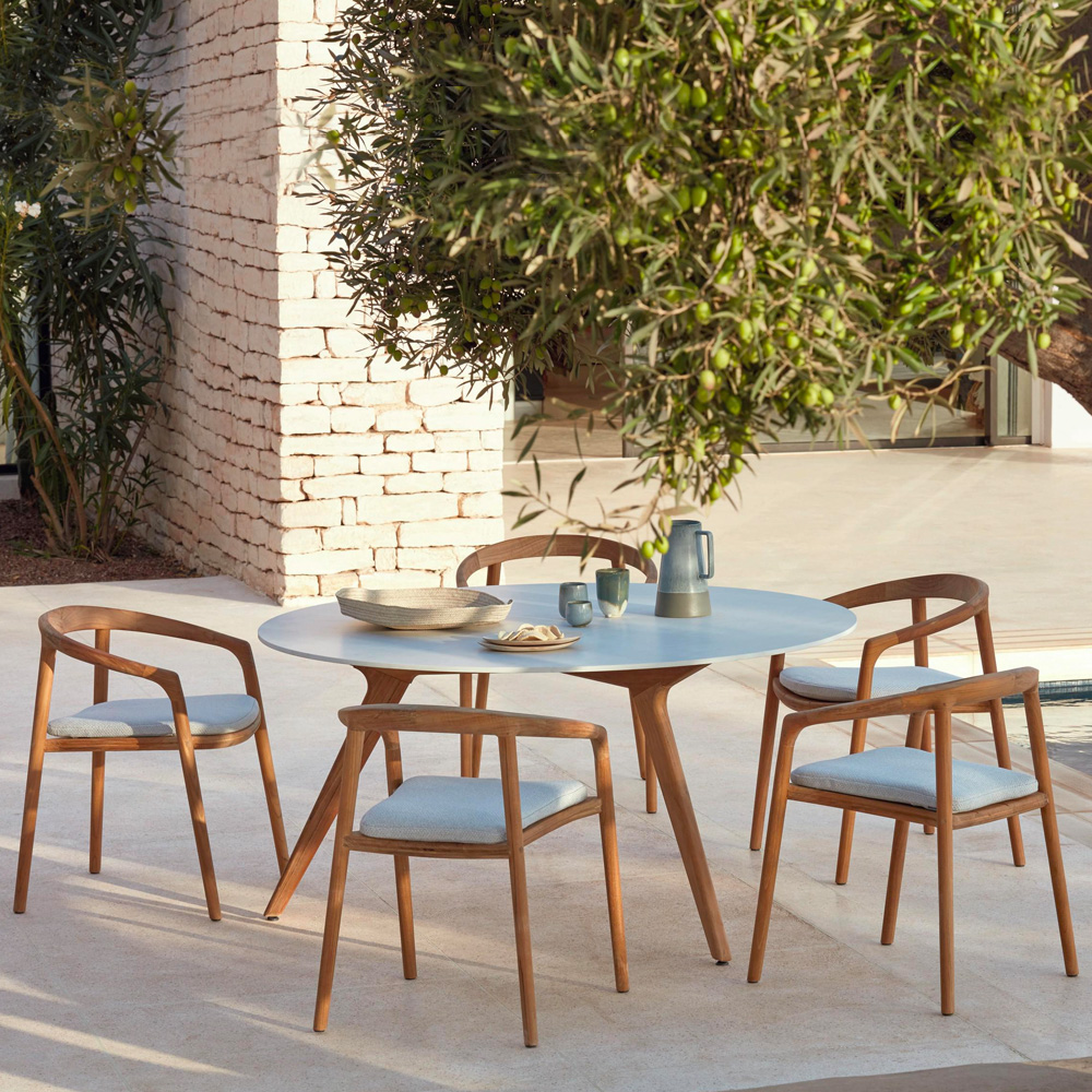 Garden trends, Designer Italian Teak Garden Dining Table Set
